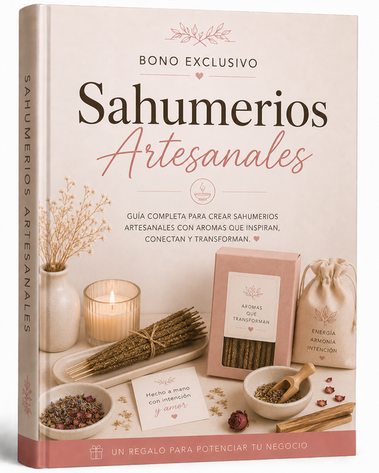 Sahumerios Artesanales Rentables : guia paso a paso