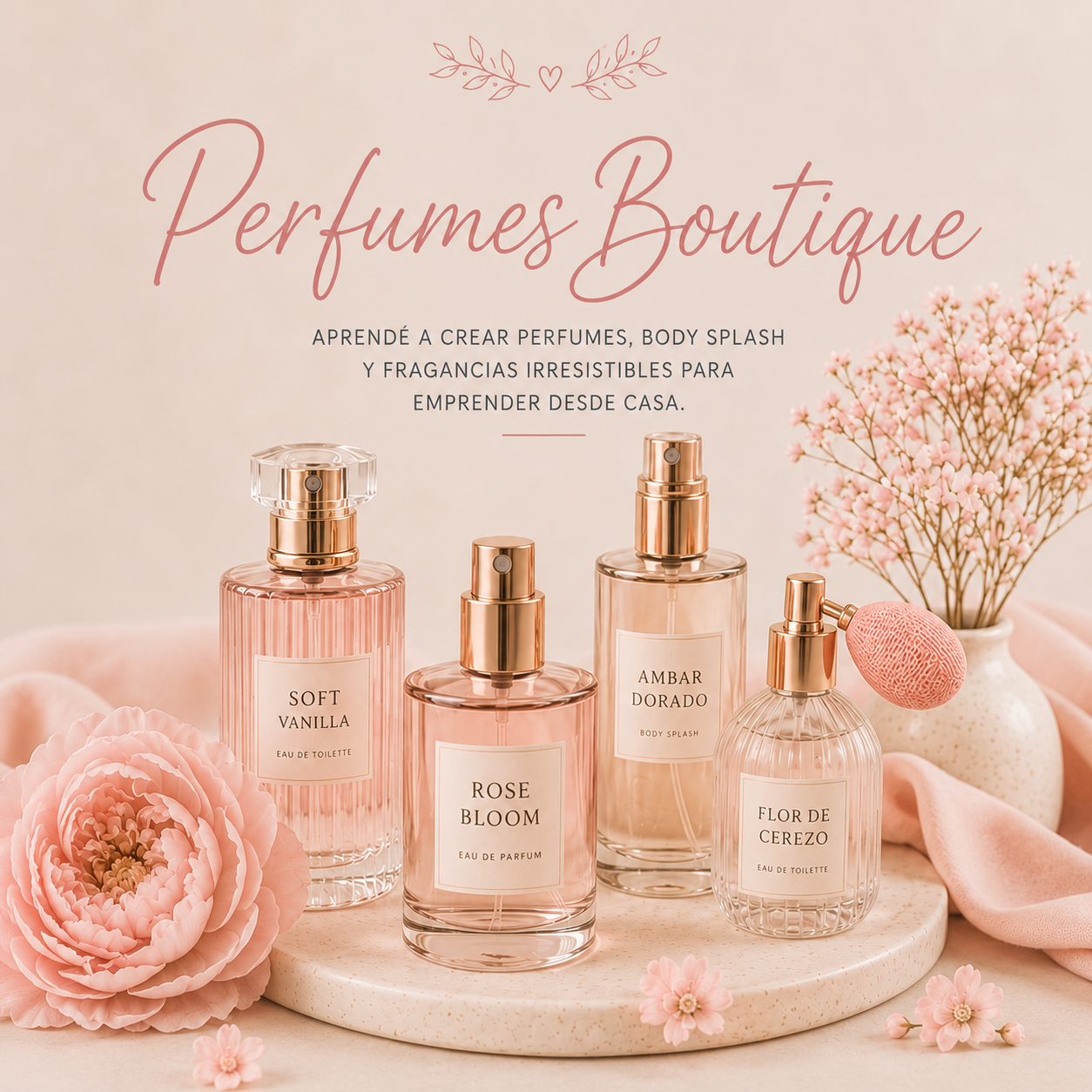 Perfumes Boutique : Aprendé a crear para emprender desde casa
