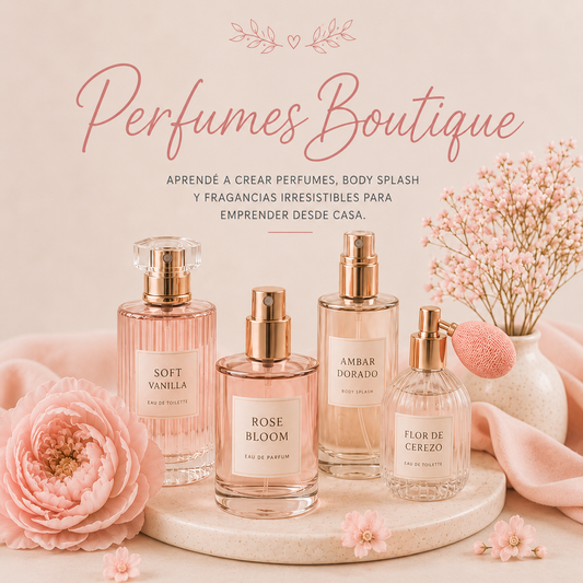 Perfumes Boutique : Aprendé a crear para emprender desde casa